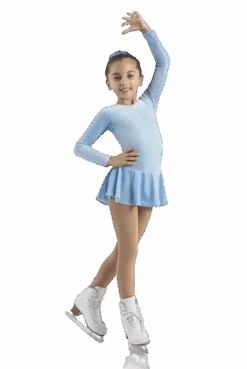 Mondor Born To Skate Glitter Figure Skating Dress 2711 - Blue Ice