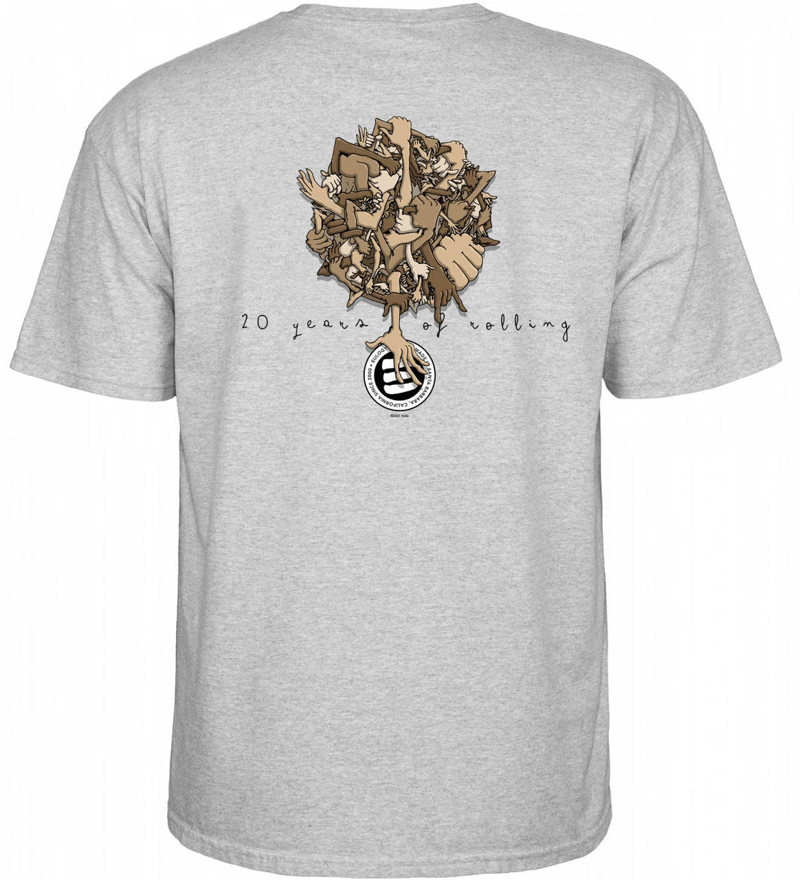 Rollerbones Eulogy 20 Year Anniversary T-Shirt 8 Rollerbones Eulogy 20 Year Anniversary T-Shirt - Image 6