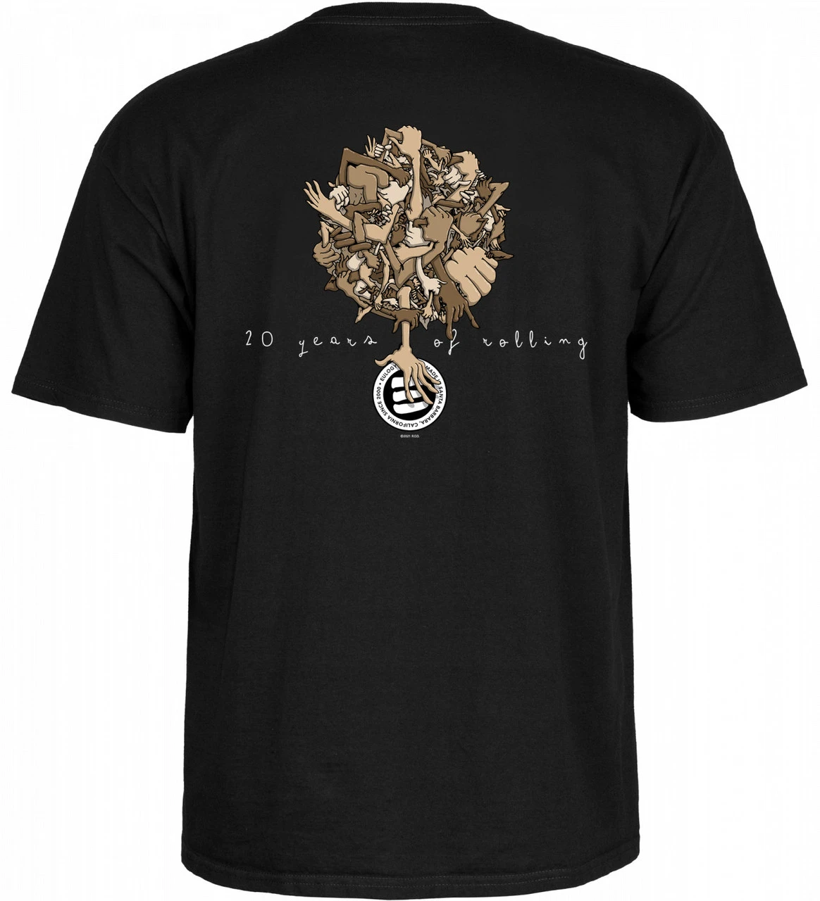 Rollerbones Eulogy 20 Year Anniversary T-Shirt 7 Rollerbones Eulogy 20 Year Anniversary T-Shirt - Image 5