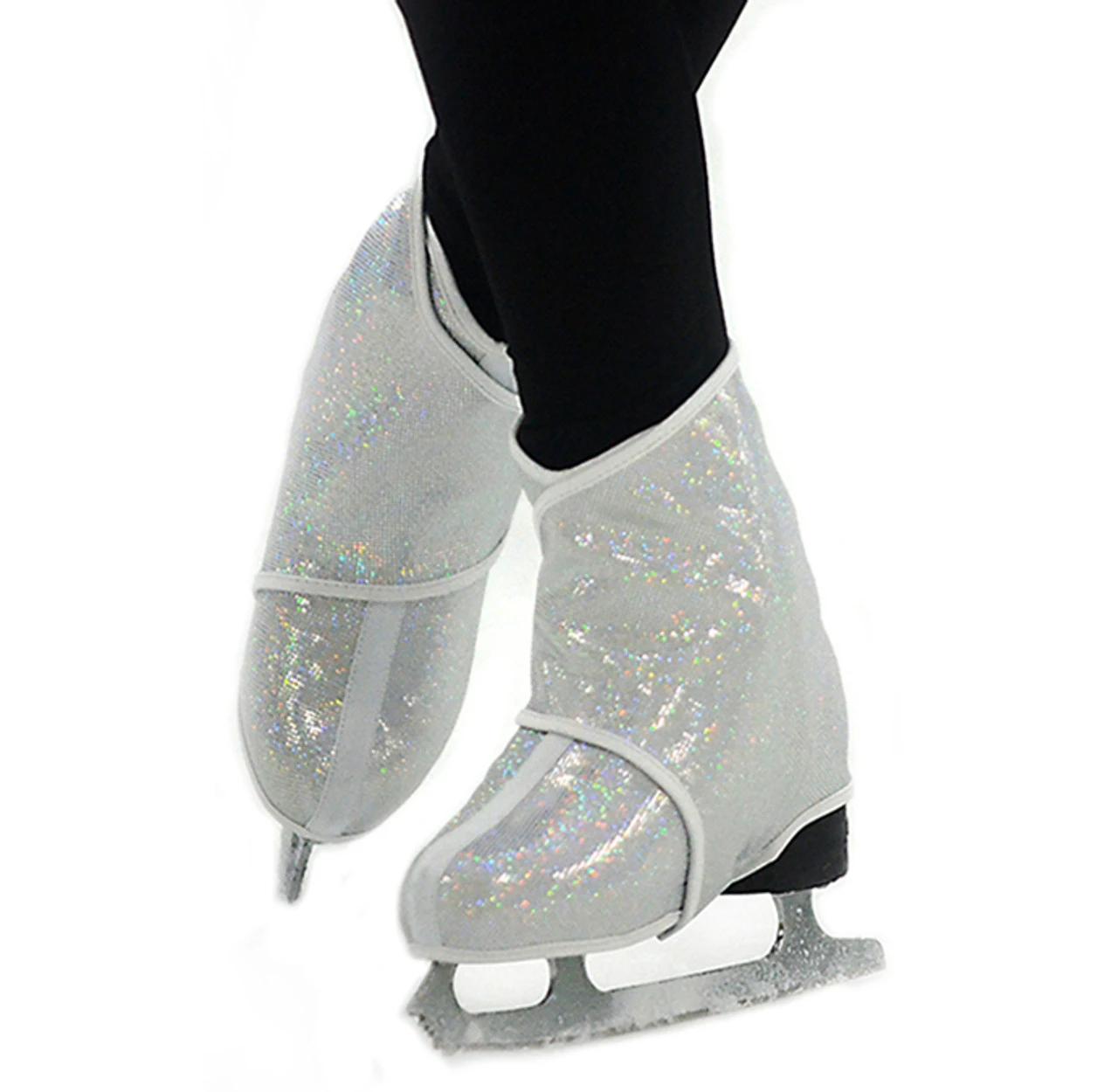 Sk8Wraps - Insulated Skate Boot Covers - White Hologram 3 Sk8Wraps - Insulated Skate Boot Covers - White Hologram