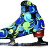 "Fantasy " Ice Skating Boot Covers (Blue/Green)
