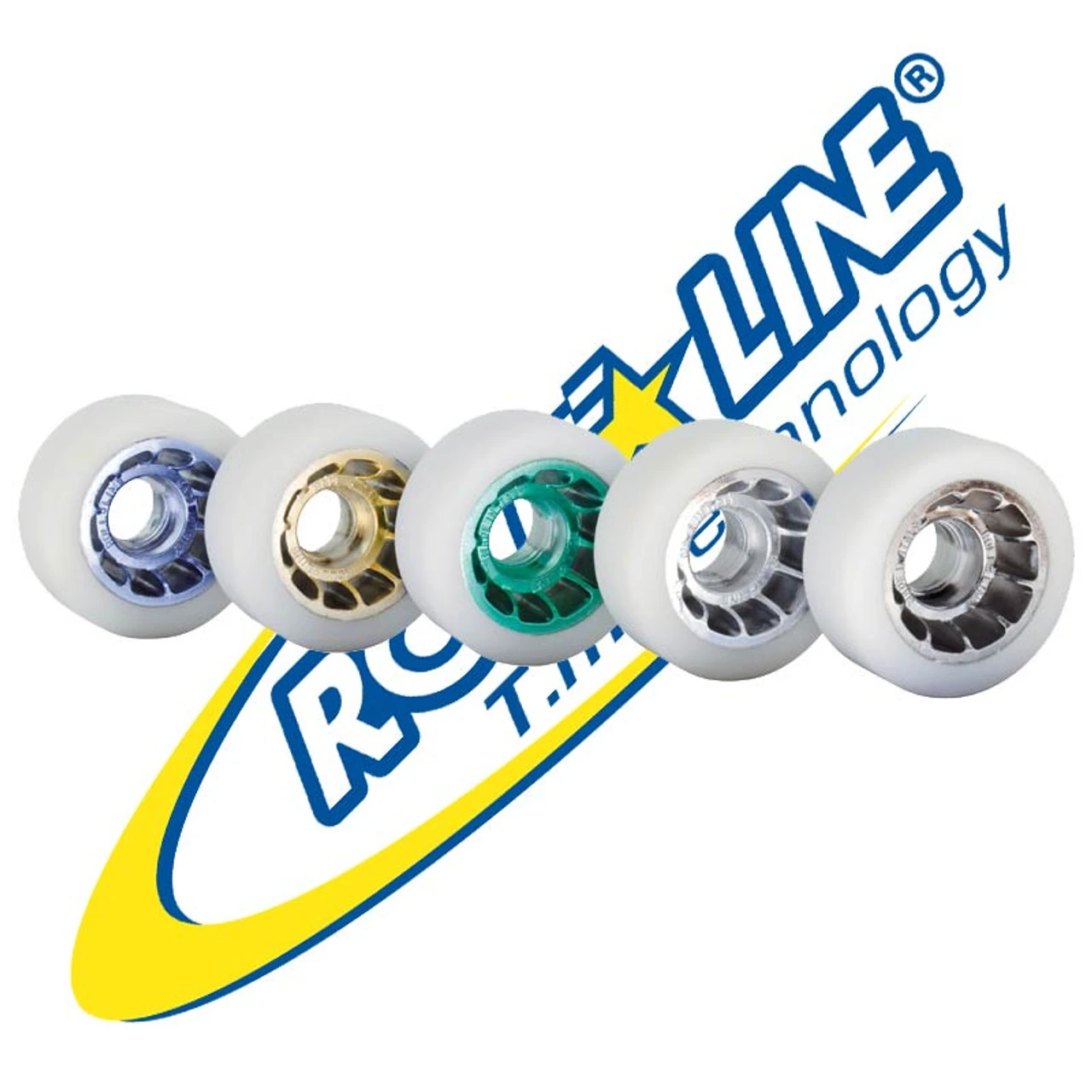 Roll-Line Ice Dance Roller Skate Wheels (Set Of 8, 63mm) 3 Roll-Line Ice Dance Roller Skate Wheels (Set Of 8, 63mm)