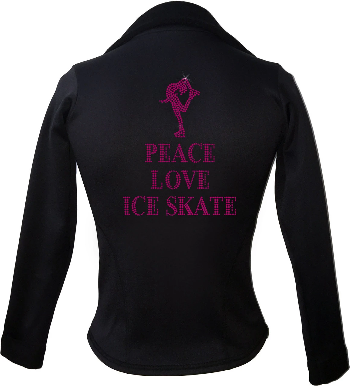Kami-So Polartec Ice Skating Jacket - Peace Love Ice Skate 5 Kami-So Polartec Ice Skating Jacket - Peace Love Ice Skate - Image 3