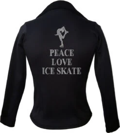 Kami-So Polartec Ice Skating Jacket - Peace Love Ice Skate 6 Kami-So Polartec Ice Skating Jacket - Peace Love Ice Skate -Skate Shop GMT Z00103 silver 40889.1604600411