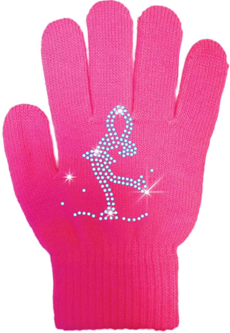 ChloeNoel Ice Skating Gloves - GV22 (Mini Lay-Back Skater Crystals) 7 ChloeNoel Ice Skating Gloves - GV22 (Mini Lay-Back Skater Crystals) - Image 5