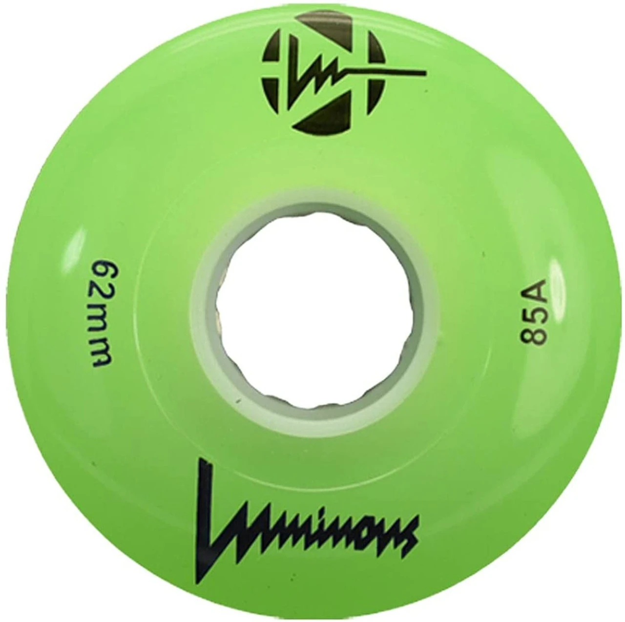 Luminous LED Quad Roller Skate Outdoor Wheels (Sold As Each's, Green, 62mm/85A) 3 Luminous LED Quad Roller Skate Outdoor Wheels (Sold As Each's, Green, 62mm/85A)