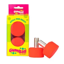 Moxi Gumball Roller Skate Toe Stops (Watermelon 83A, Long Stem)