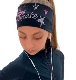 Elite Xpression - Black Skate Like A Star Headband - Pink -Skate Shop IMG 5294 1000x 95692.1645444648