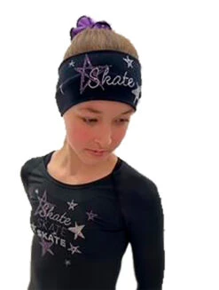 Elite Xpression - Black Skate Like A Star Headband - Purple -Skate Shop IMG 5314 1000x 36810.1647898719