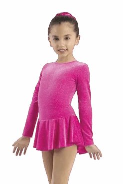 Mondor Born To Skate Glitter Figure Skating Dress 2711 - Pink Glitter