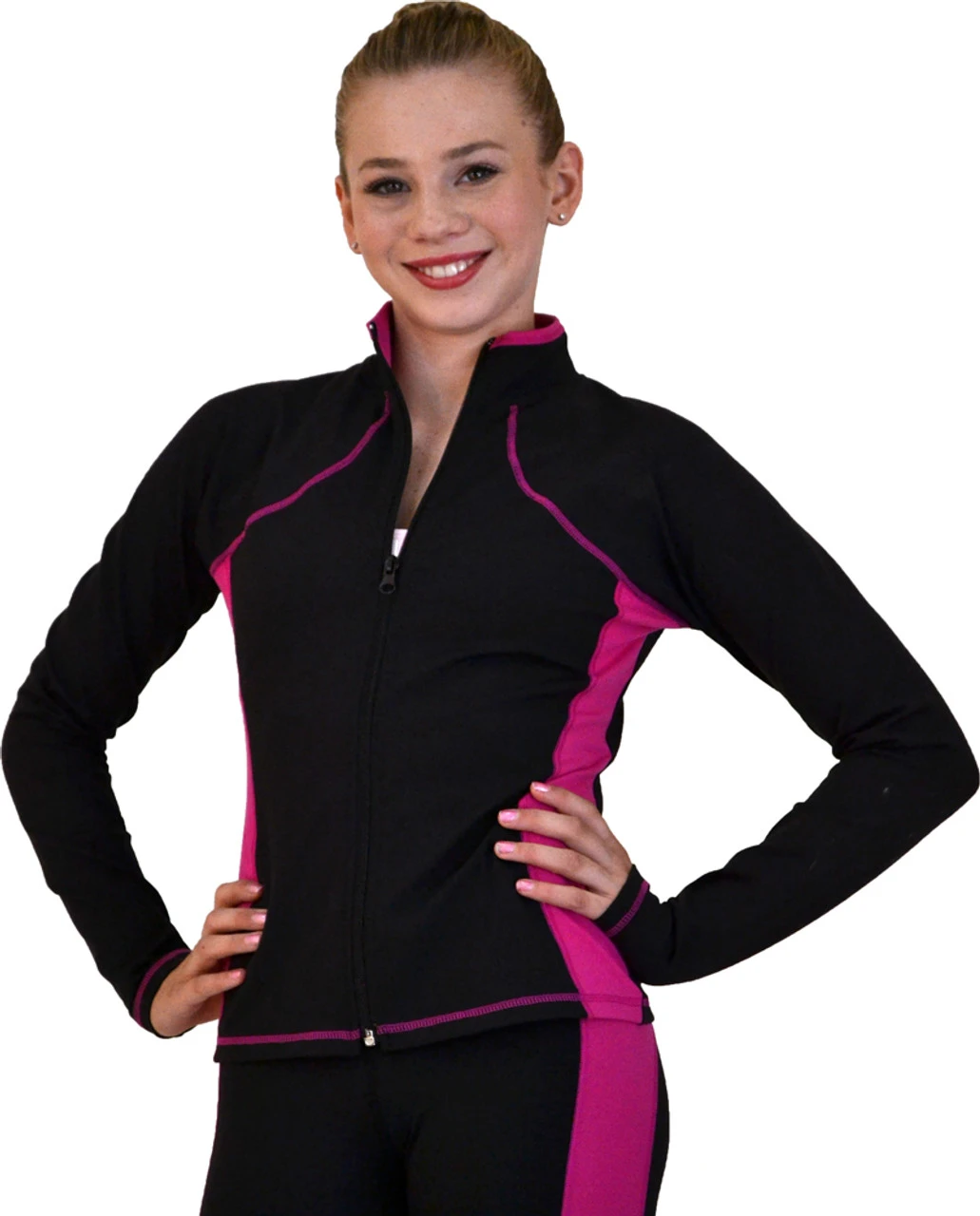 ChloeNoel JS08 Supplex Rider Style Figure Skating Jacket 6 ChloeNoel JS08 Supplex Rider Style Figure Skating Jacket - Image 4