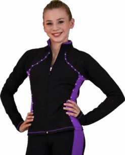 ChloeNoel JS08 Supplex Rider Style Figure Skating Jacket 16 ChloeNoel JS08 Supplex Rider Style Figure Skating Jacket -Skate Shop JS08 PR crystals web 25996.1666907381