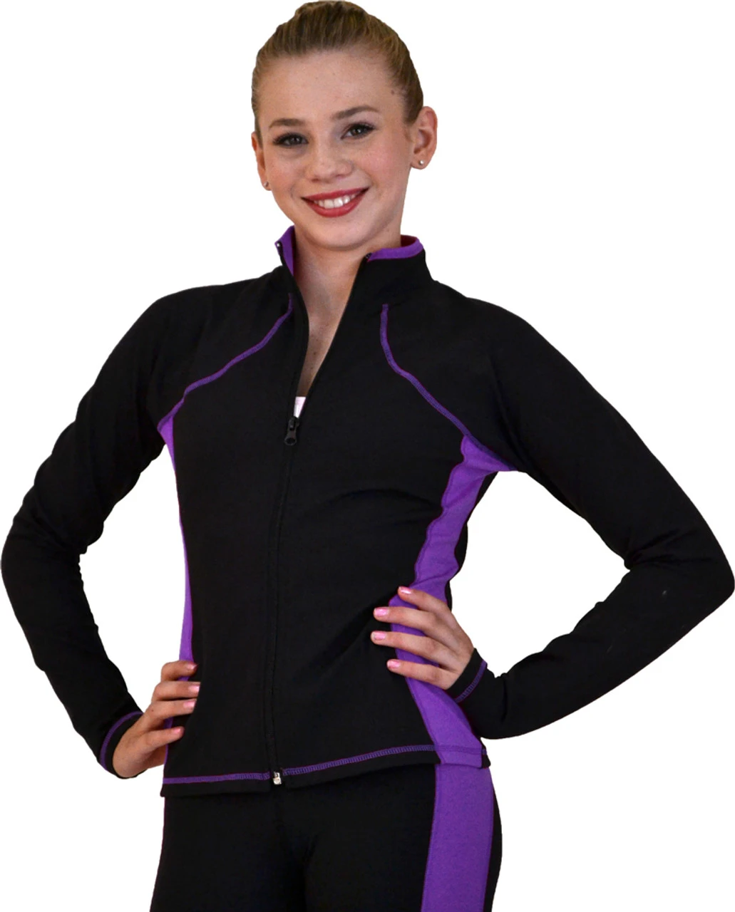 ChloeNoel JS08 Supplex Rider Style Figure Skating Jacket 8 ChloeNoel JS08 Supplex Rider Style Figure Skating Jacket - Image 6
