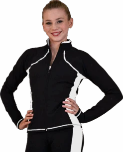 ChloeNoel JS08 Supplex Rider Style Figure Skating Jacket 18 ChloeNoel JS08 Supplex Rider Style Figure Skating Jacket -Skate Shop JS08 WW crystals web 84951.1666907381