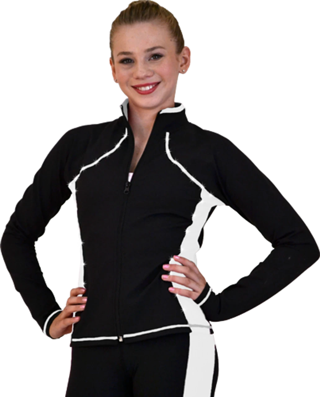 ChloeNoel JS08 Supplex Rider Style Figure Skating Jacket 9 ChloeNoel JS08 Supplex Rider Style Figure Skating Jacket - Image 7