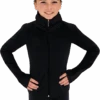 Chloe Noel JS883P Contract Elite Polartec Spiral Fleece Figure Skating Jacket