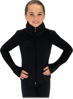 Chloe Noel JS883P Contract Elite Polartec Spiral Fleece Figure Skating Jacket