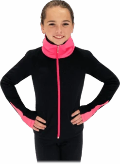 Chloe Noel JS883P Contract Elite Polartec Spiral Fleece Figure Skating Jacket -Skate Shop JS883P CR 56034.1657310761