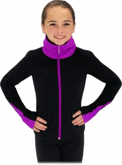 Chloe Noel JS883P Contract Elite Polartec Spiral Fleece Figure Skating Jacket -Skate Shop JS883P PW 38701.1657310761