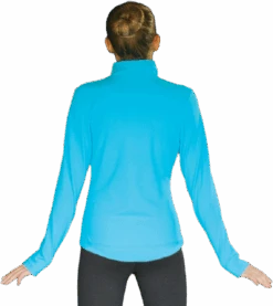 ChloeNoel JT811 Solid Fleece Fitted Elite Figure Skating Jacket W/ Thumb Holes 17 ChloeNoel JT811 Solid Fleece Fitted Elite Figure Skating Jacket W/ Thumb Holes -Skate Shop JT811 RB back 72891.1637691512