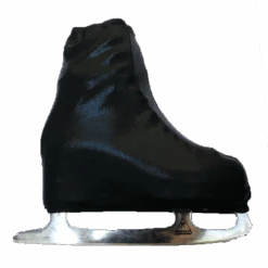 Metallic Figure Skating Boot Covers By Kami-So - Metallic - Black