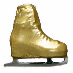 Metallic Figure Skating Boot Covers By Kami-So - Metallic Gold