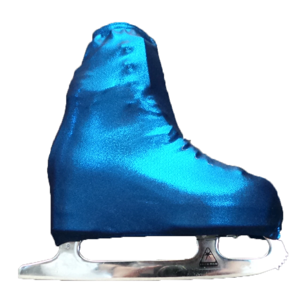 Metalic Figure Skating Boot Covers By Kami-So - Metallic Royal 3 Metalic Figure Skating Boot Covers By Kami-So - Metallic Royal