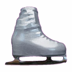Metalic Figure Skating Boot Covers By Kami-So - Metallic Silver