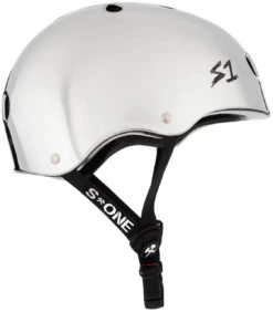 S1 Lifer Helmet - Silver Mirror Gloss -Skate Shop Lifer SilverMirror Side 56513.1582757648 12237.1595489582