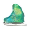 Metalic Figure Skating Boot Covers By Kami-So - Malachite Python