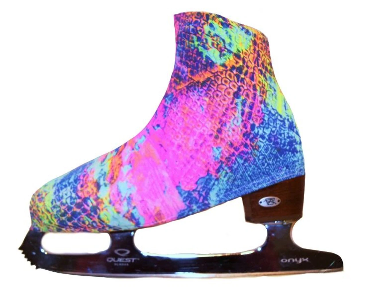 "Neon Lights " Ice Skating Boot Covers 3 "Neon Lights " Ice Skating Boot Covers