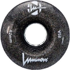 Luminous LED Quad Roller Skate Outdoor Wheels (Sold As Each's, Night Sky, 62mm/85A)