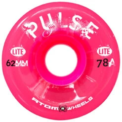 Atom Roller Skate Outdoor Wheels - Pulse Lite -Skate Shop PINK pulse lite CART 1024x1024 10120.1684988873