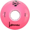 Luminous LED Quad Roller Skate Outdoor Wheels (Sold As Each's, Pink, 62mm/85A) -Skate Shop Pink 92774.1657735434