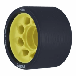 Riedell Skates Radar Halo 59mm Indoor Skate Wheels (Set Of 4) 18 Riedell Skates Radar Halo 59mm Indoor Skate Wheels (Set Of 4) -Skate Shop Radar Halo 91A Yellow Angle Web XLarge 81608.1685759499