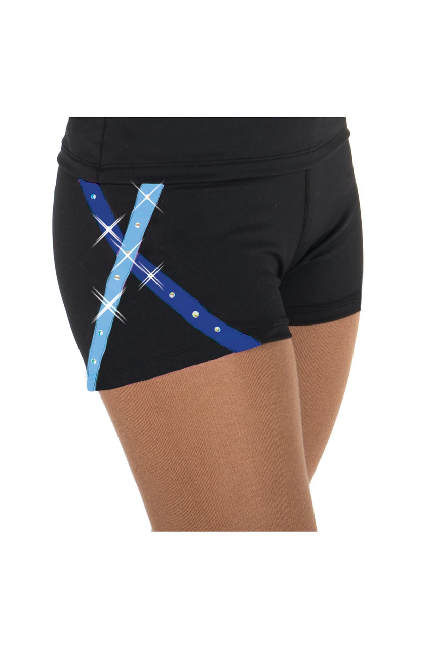 Jerry's 456 X-Bling Ice Skating Shorts - Blue 3 Jerry's 456 X-Bling Ice Skating Shorts - Blue