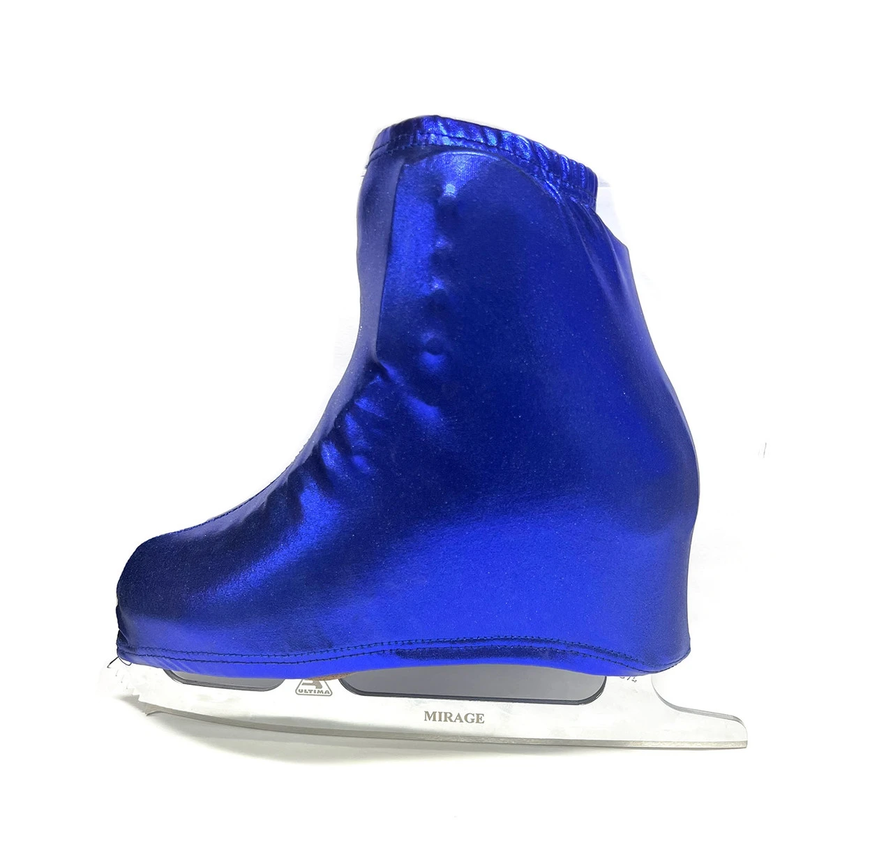 Metalic Figure Skating Boot Covers By Kami-So - Royal Blue Metal 3 Metalic Figure Skating Boot Covers By Kami-So - Royal Blue Metal