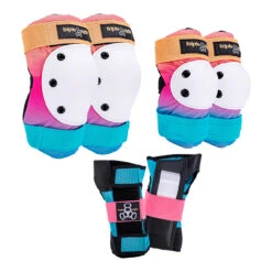 Triple Eight Rollerskating Combo Set - Pads & Helmet (Sunset) 13 Triple Eight Rollerskating Combo Set - Pads & Helmet (Sunset) -Skate Shop SUNSET Pads Swatch 1 1024x1024 11424.1630361329