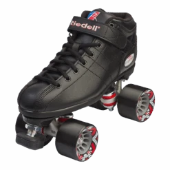 Riedell Quad Roller Skates - R3 Black