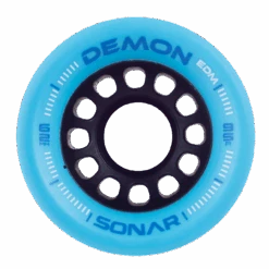 Riedell Skates Sonar Demon EDM 62mm Indoor Skate Wheels 18 Riedell Skates Sonar Demon EDM 62mm Indoor Skate Wheels -Skate Shop Sonar Demon EDM Blue Face Web XLarge 93587.1672952335