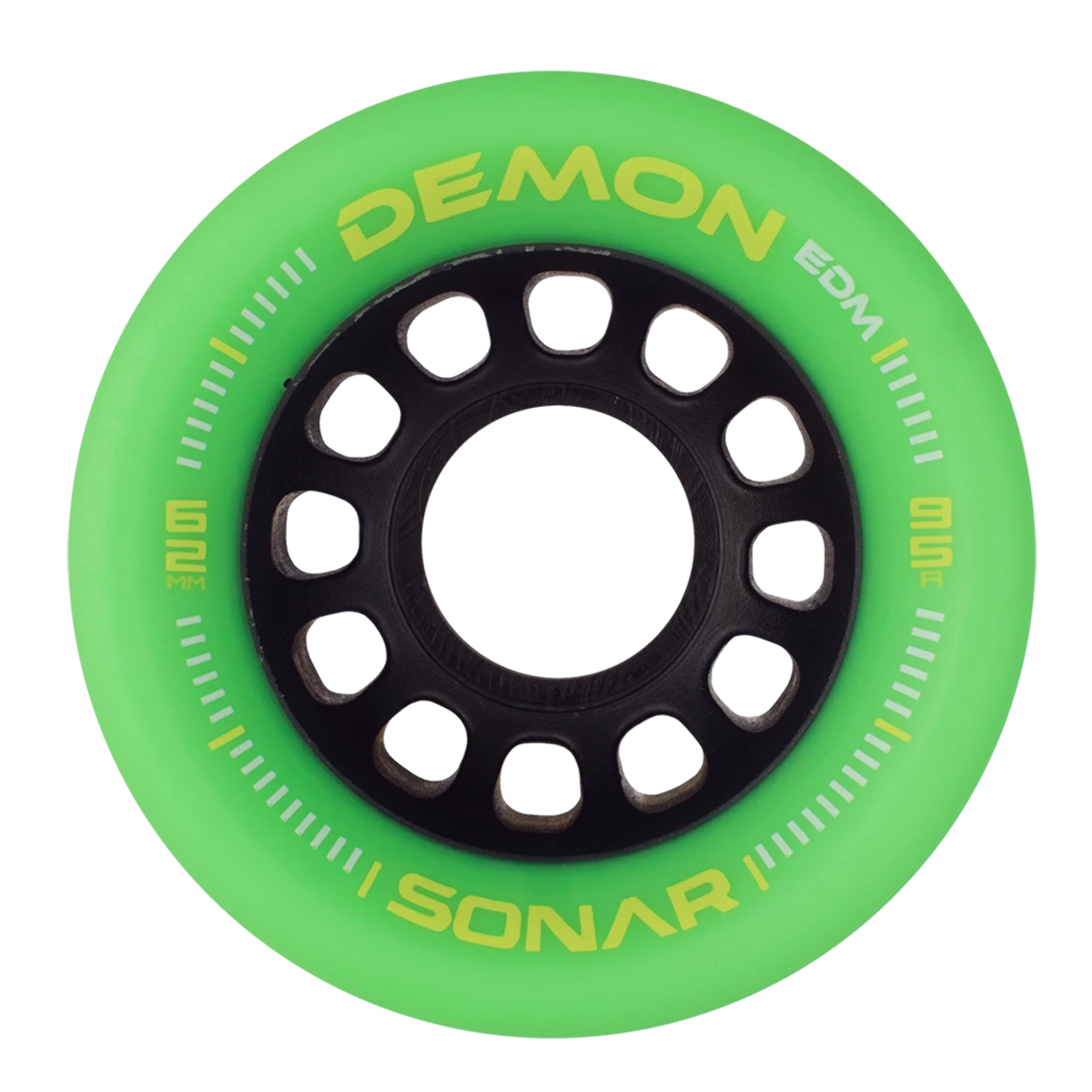 Riedell Skates Sonar Demon EDM 62mm Indoor Skate Wheels 5 Riedell Skates Sonar Demon EDM 62mm Indoor Skate Wheels - Image 3