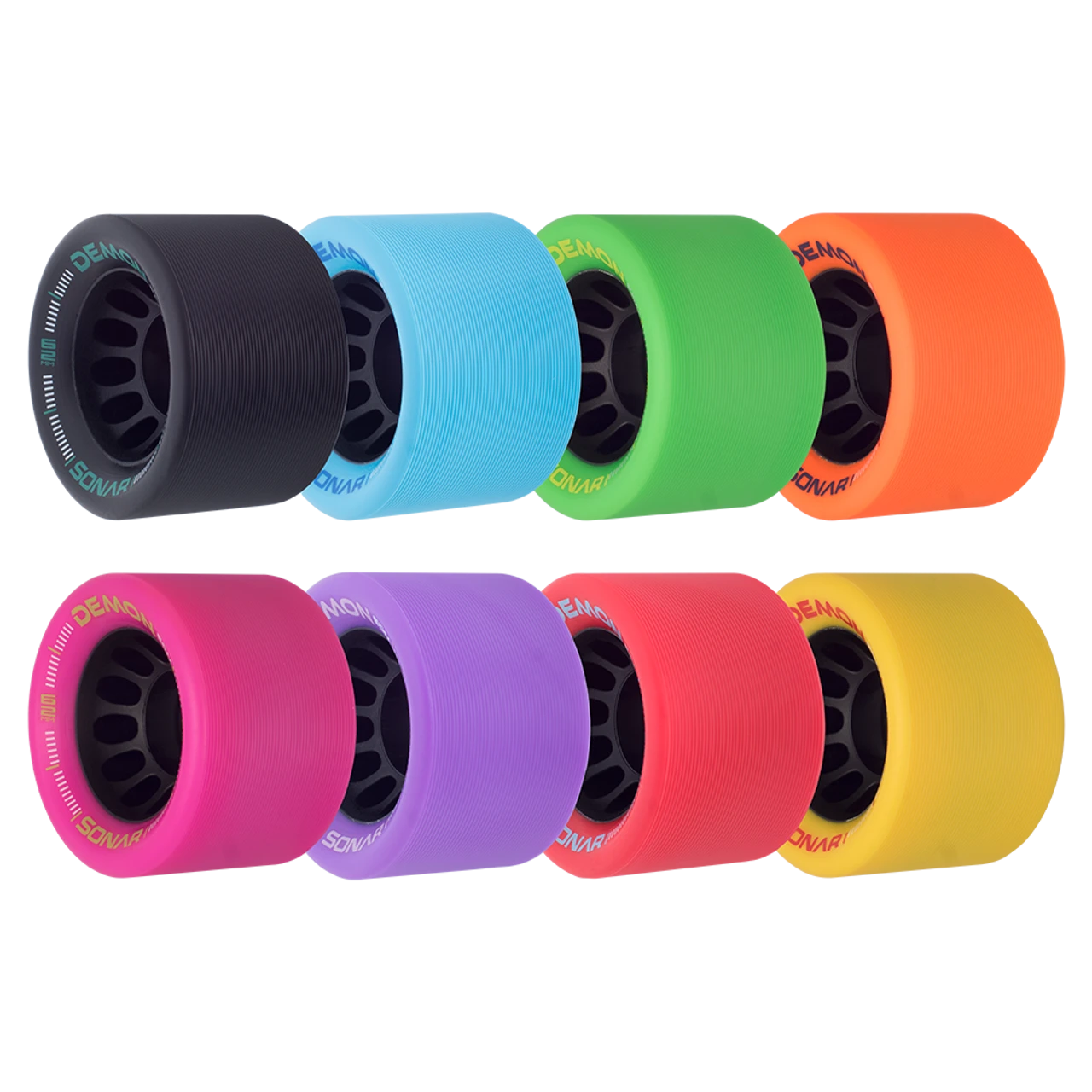 Riedell Skates Sonar Demon EDM 62mm Indoor Skate Wheels 3 Riedell Skates Sonar Demon EDM 62mm Indoor Skate Wheels