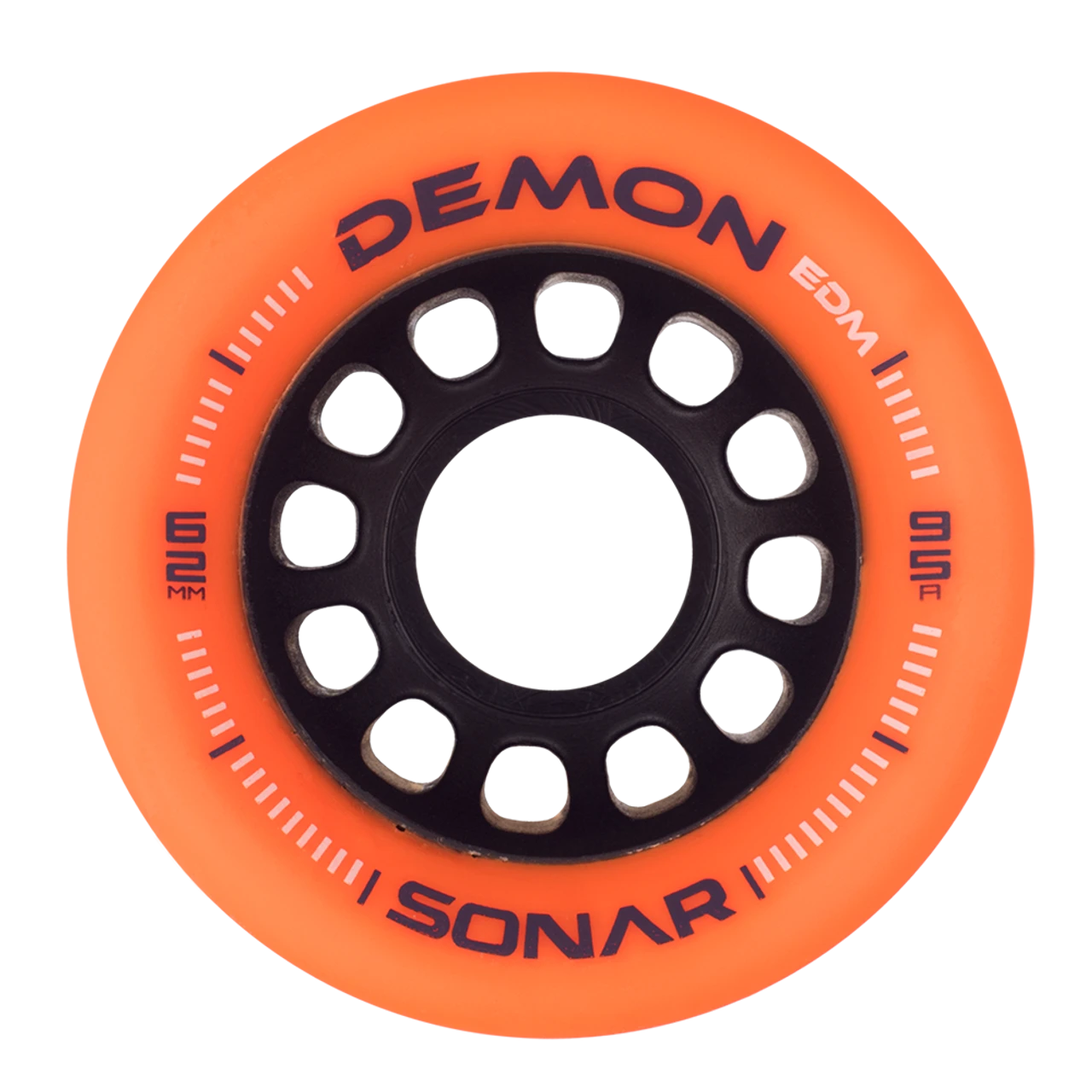 Riedell Skates Sonar Demon EDM 62mm Indoor Skate Wheels 7 Riedell Skates Sonar Demon EDM 62mm Indoor Skate Wheels - Image 5