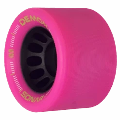 Riedell Skates Sonar Demon EDM 62mm Indoor Skate Wheels 21 Riedell Skates Sonar Demon EDM 62mm Indoor Skate Wheels -Skate Shop Sonar Demon EDM Pink Angle Web XLarge 92455.1672952335