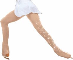 ChloeNoel Over The Boot Ice Skating Tights 8832 With Crystals