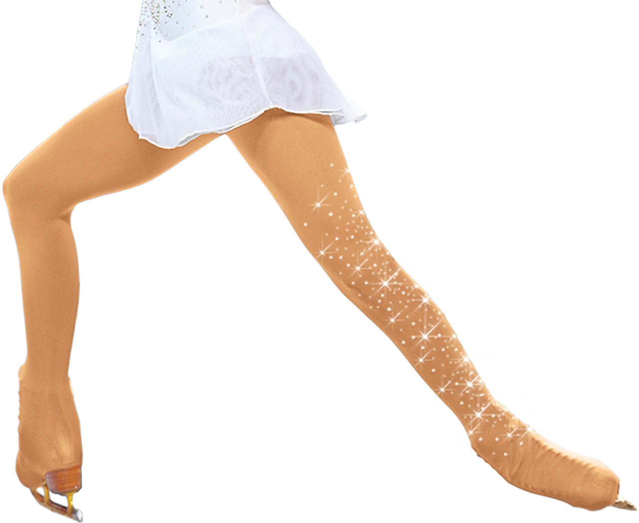 ChloeNoel Over The Boot Ice Skating Tights 8832 With Crystals 4 ChloeNoel Over The Boot Ice Skating Tights 8832 With Crystals - Image 2