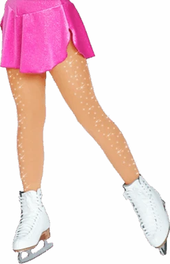 ChloeNoel Footed Ice Skating Tights 8830 With 2Crystals