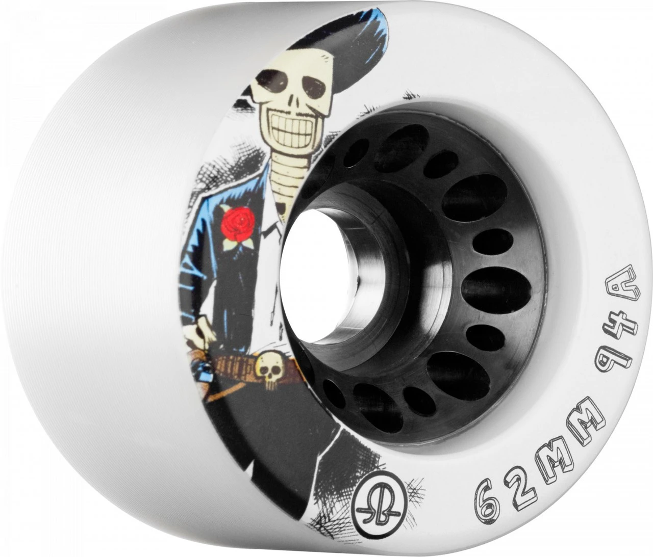 Rollerbones Day Of The Dead Speed Wheel ( 62mm, Set Of 4) 4 Rollerbones Day Of The Dead Speed Wheel ( 62mm, Set Of 4) - Image 2