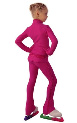 IceDress Figure Skating Outfit - Thermal - Butterfly(Fuchsia With Velvet And Crystals Preciosa) 7 IceDress Figure Skating Outfit - Thermal - Butterfly(Fuchsia With Velvet And Crystals Preciosa) -Skate Shop a5f1ee2ba746 47180 62546 38727.1582443223