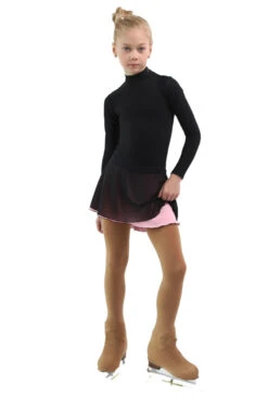 IceDress - Figure Skating Skirts - Harmony (Black With Light Pink ) -Skate Shop ac4bc5187029 99129 34485 61455.1582510159